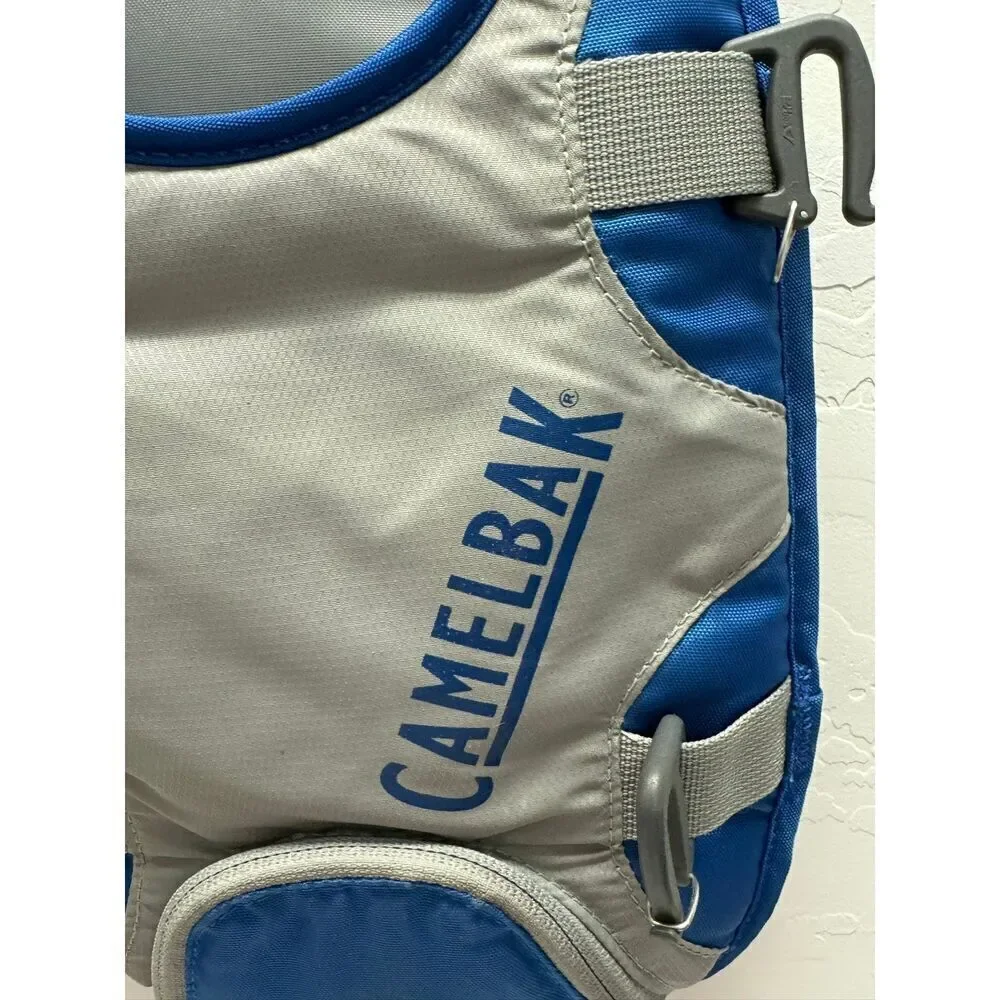 CamelBak Blue Gray Hydration Pack Single Shoulder Strap Buckle Closures‎